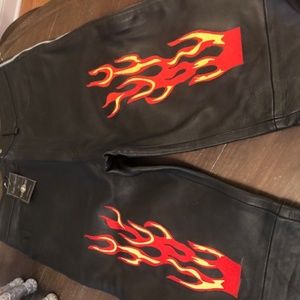 Pants Leather for motorcycle